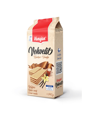 Vanajan Kaakao-vaniljavohveli 240g