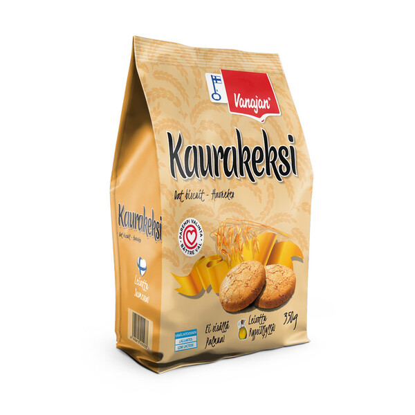 Vanajan kaurakeksi 350g PUOLILAVA