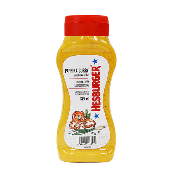 Hesburger Paprika-Currykastike 375ml | K-Ruoka Verkkokauppa