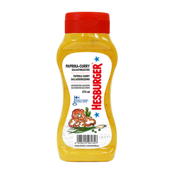 Hesburger Paprika-curry salaatinkastike 375ml
