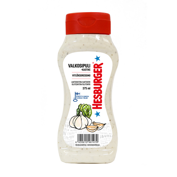 Hesburger Valkosipulikastike 375ml