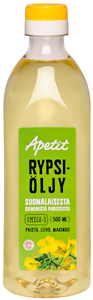 Apetit rypsiöljy 500ml PUOLILAVA