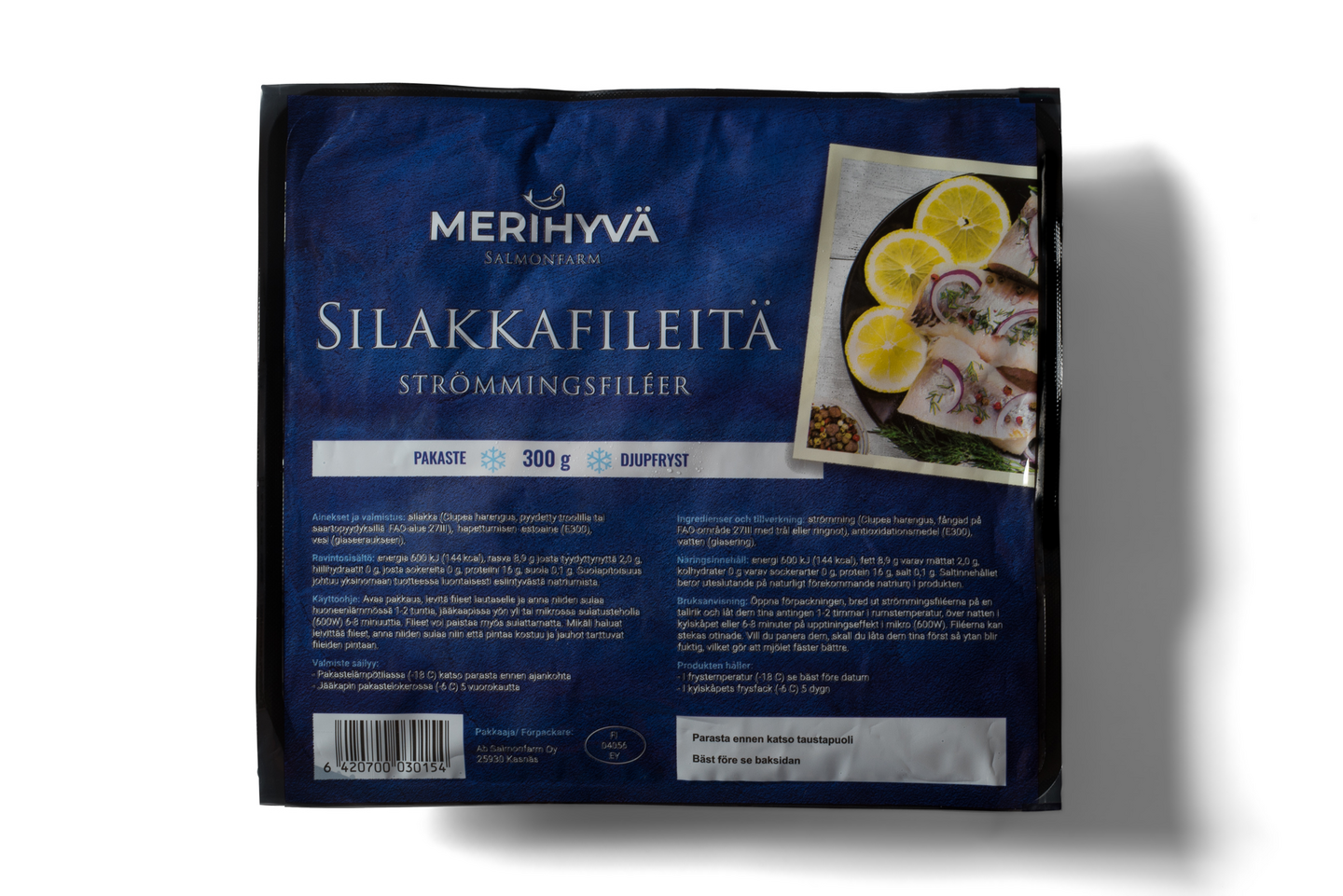 Merihyvä silakkafile 300g irtopakastet