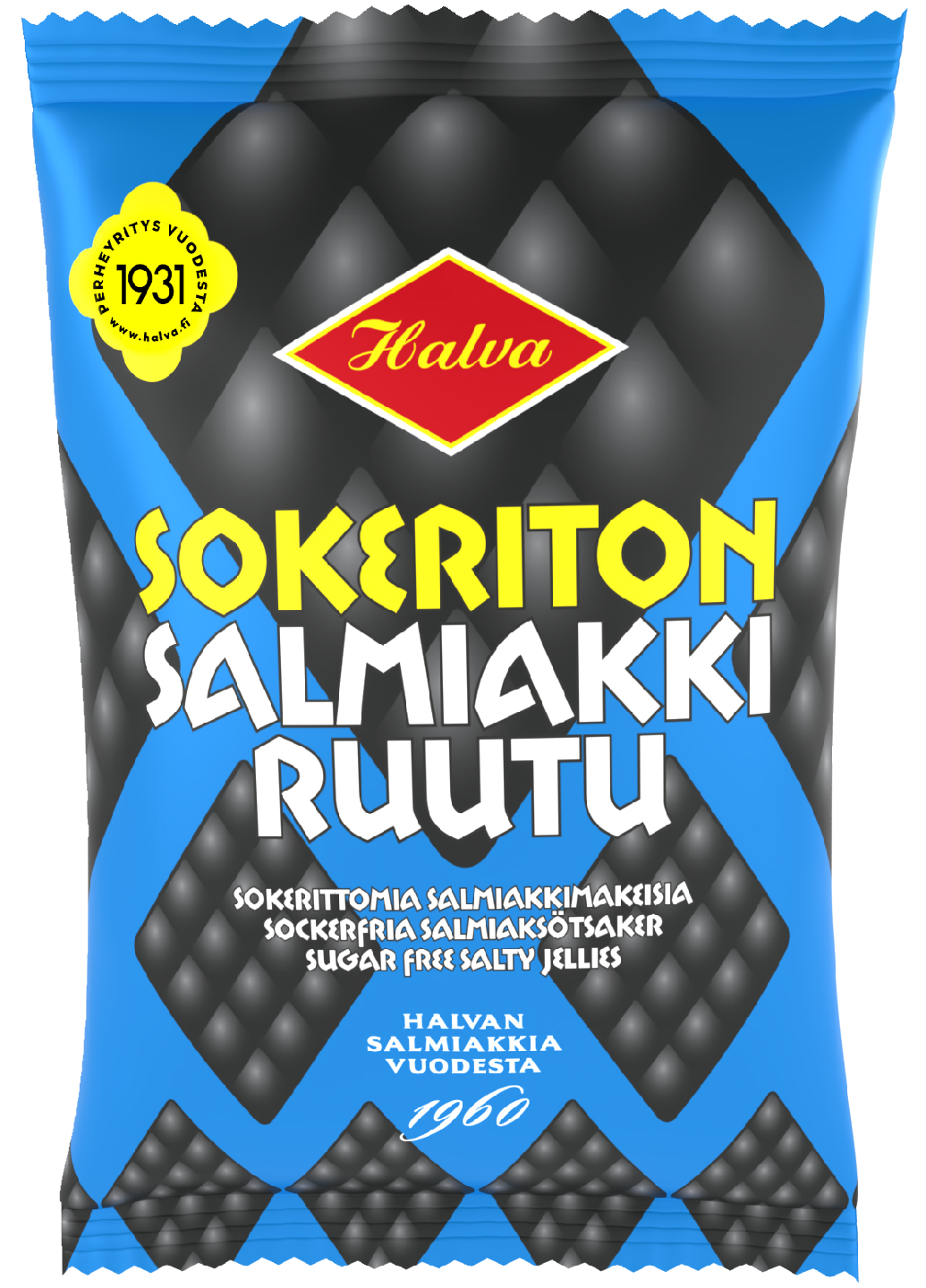 Halva Sokeriton salmiakki 90g