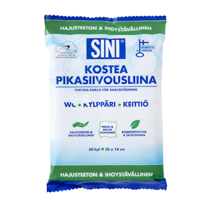 Sini kostea pikasiivousliina 30 kpl