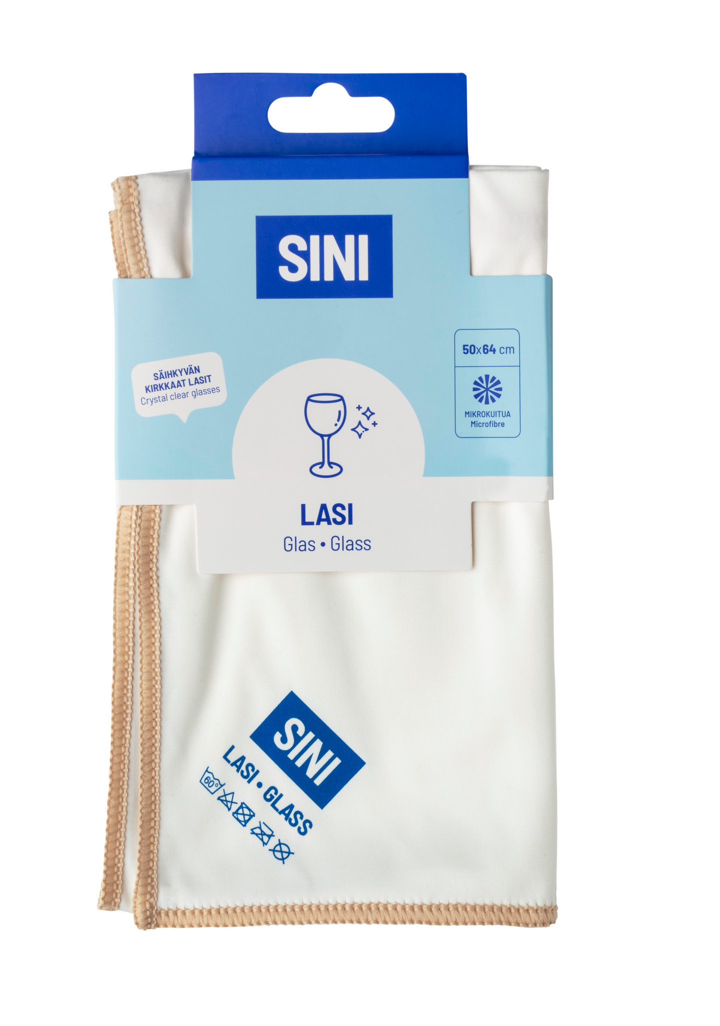 Sini lasiliina 50 x 64 cm