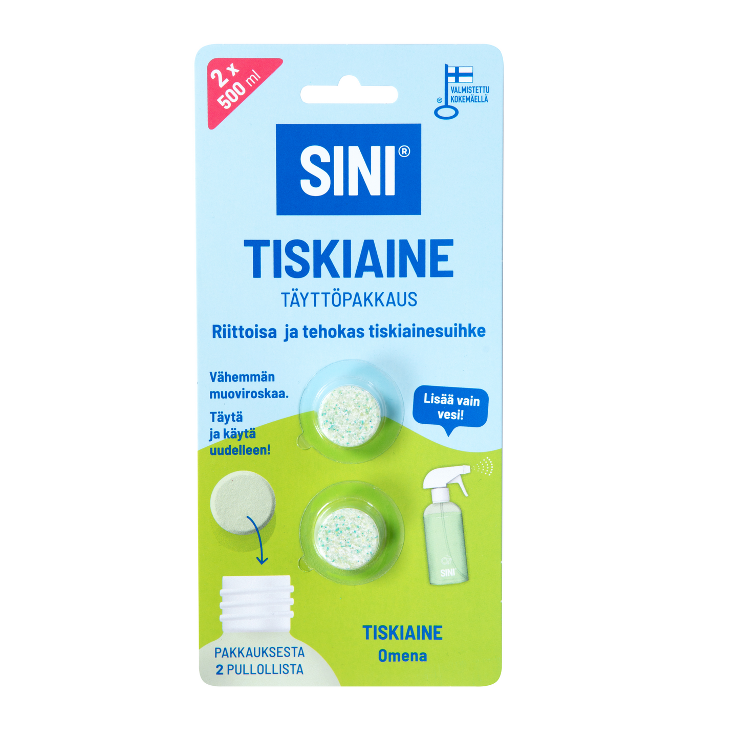 Sini käsitiski täyttöpakkaus 2tab