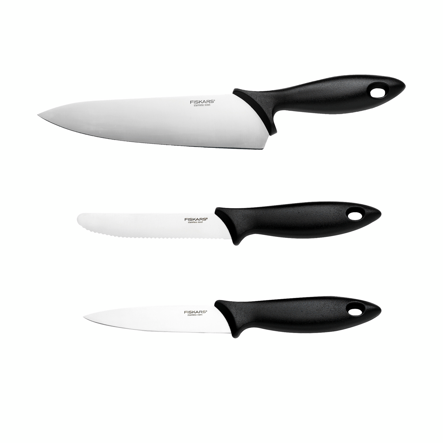 Fiskars Essential keittiöveitsisett 3kpl