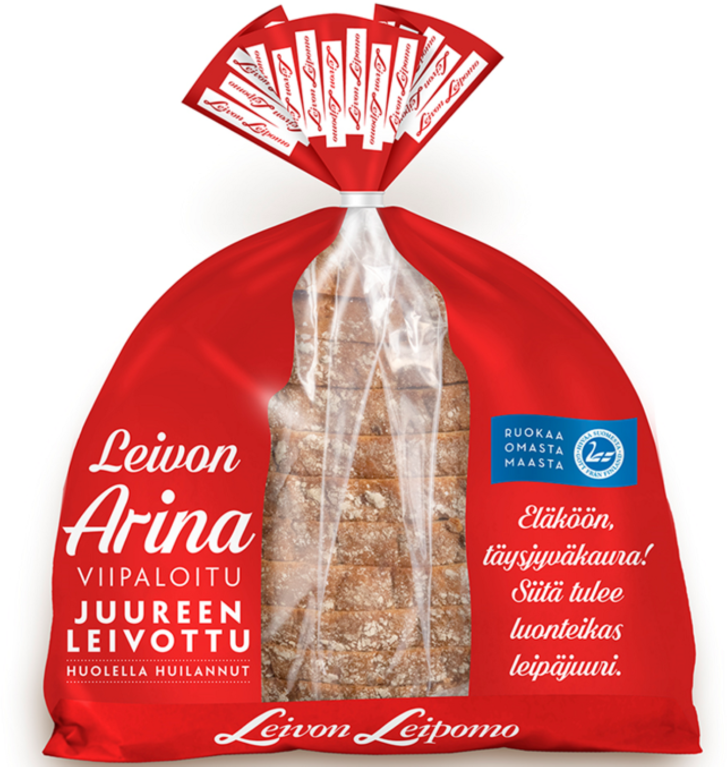 Leivon Leipomo Leivon Arina viipaloitu, sekaleipä 450g