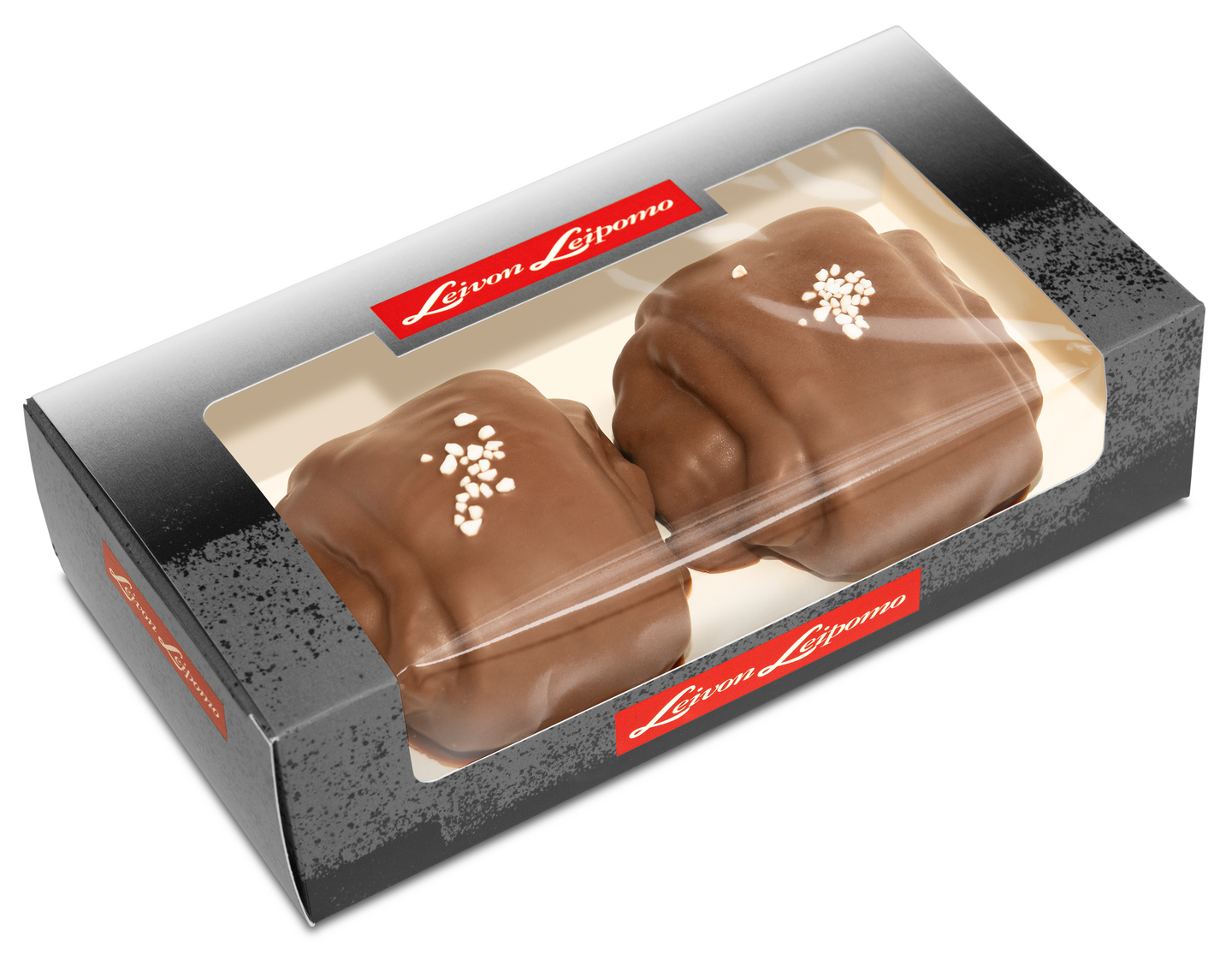 Leivon Leipomo Suklaakorvapuusti 2 kpl 160g kaneli-voitäyteellä