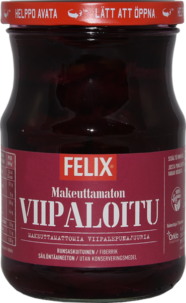 Felix makeuttamattomia viipalepunajuuria mausteliemessä 570g/380g