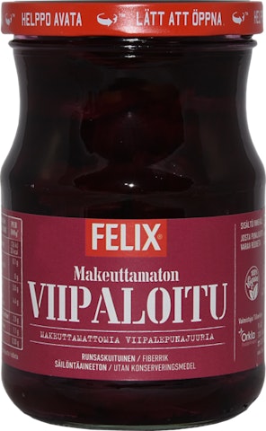 Felix makeuttamattomia viipalepunajuuria mausteliemessä 570g/380g