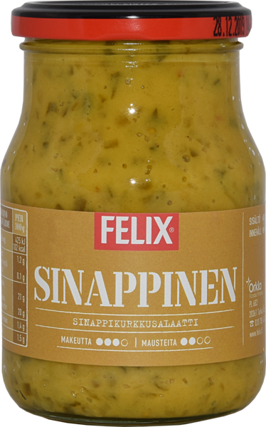 Felix 390g sinappikurkkusalaatti