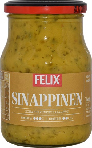 Felix 390g sinappikurkkusalaatti