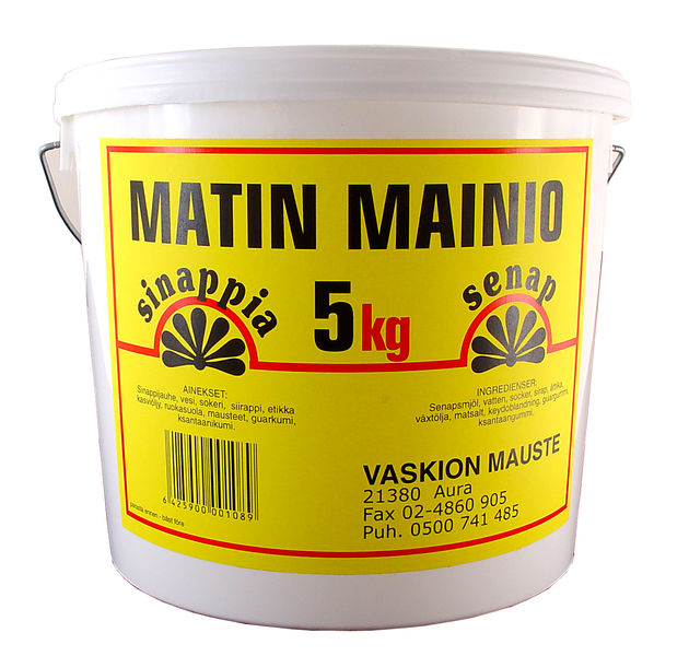 Matin Mainio sinappi 5kg