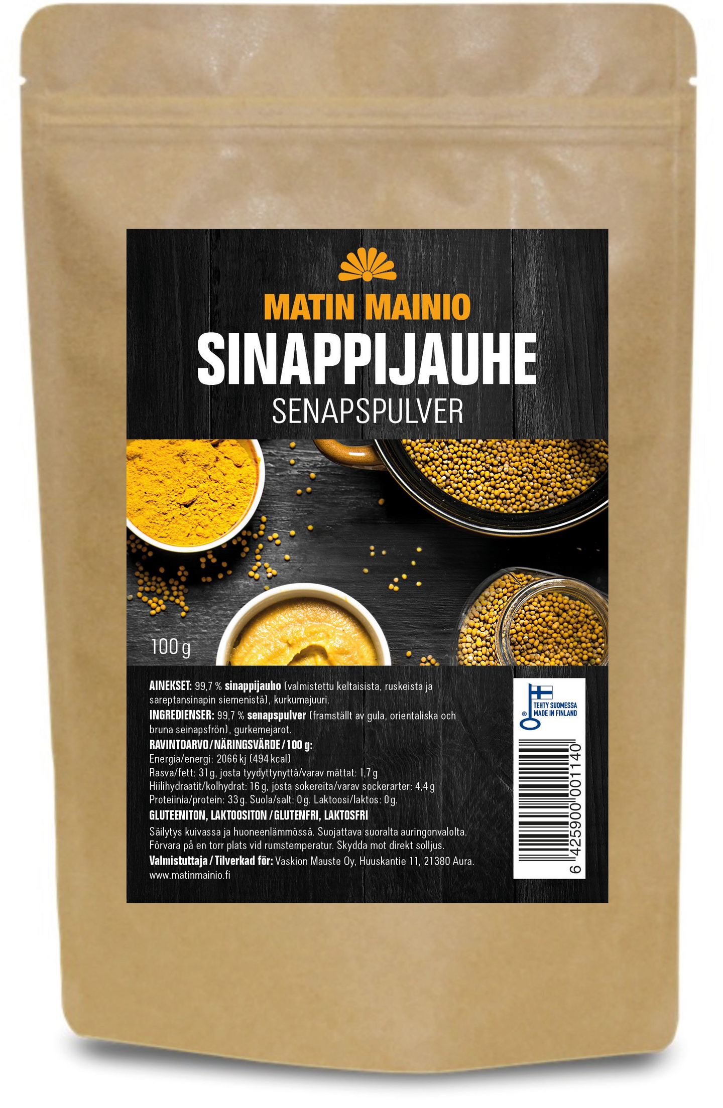 Matin Mainio Sinappijauhe 100g