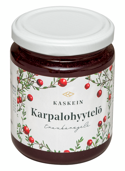 Kaskein sokeroitu karpalohyytelö 280g