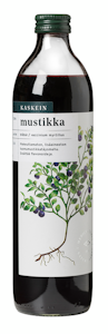 Kaskein mustikkatäysmehu 100% 0,5l luomu