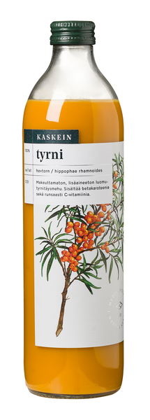 Kaskein tyrnitäysmehu 100% 0,5l luomu