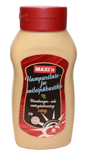 Maxin hampurilais- ja voileipäkastike 500g