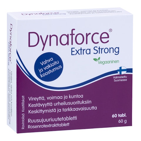 Dynaforce Extra Strong ruusujuuriuutetabletti 60 tabl