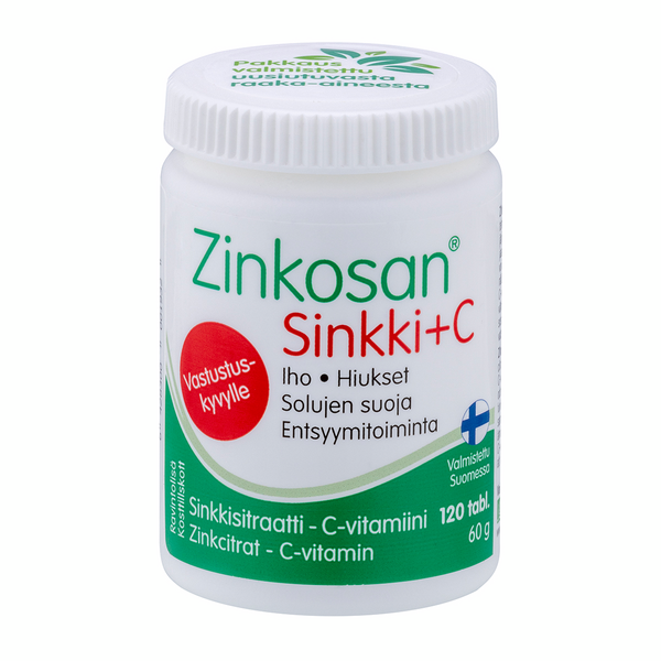 Hankintat Zinkosan Sinkki+C 120kpl 60g