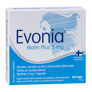 Evonia Biotin Plus 5mg 60kaps/35g