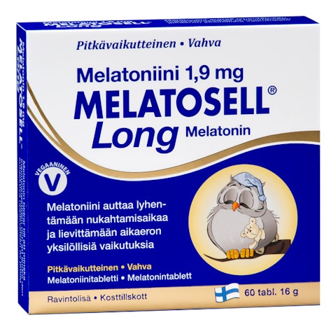 Melatosell long melatonin1,9mg60tabl 16g