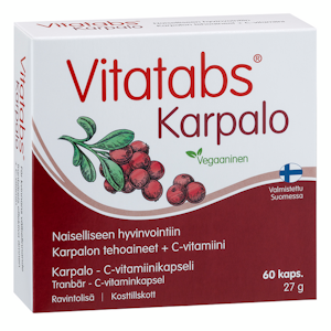 Vitatabs Karpalo 60 tabl karpalo-C-vitamiinikapseli