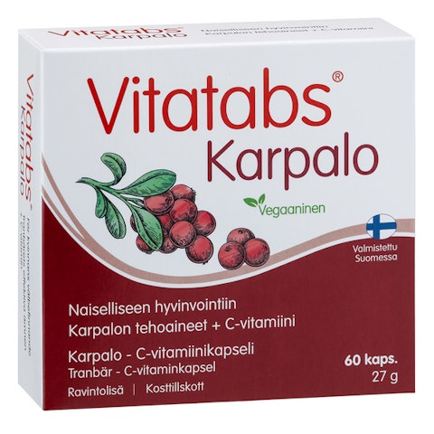 Vitatabs Karpalo 60 tabl karpalo-C-vitamiinikapseli