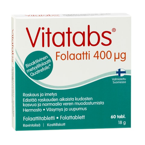Vitatabs Folaatti 60tabl/18g