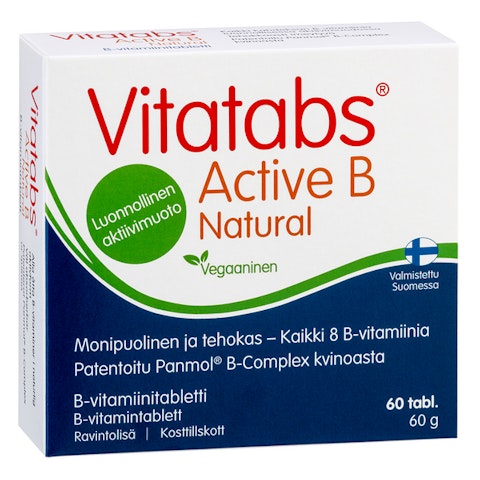 Vitatabs active b natural 60 tabl. 60g