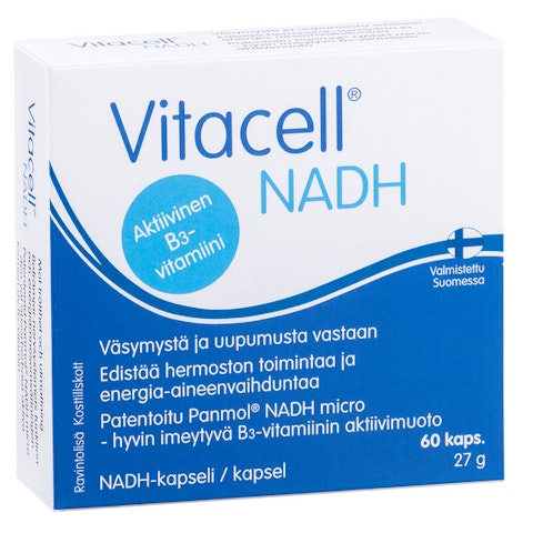 Vitacell NADH B3 -vitamiinikapseli 60kaps/27g