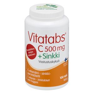 Vitatabs C 500 mg + Sinkki marjanmakuinen 100 tabl. 160g