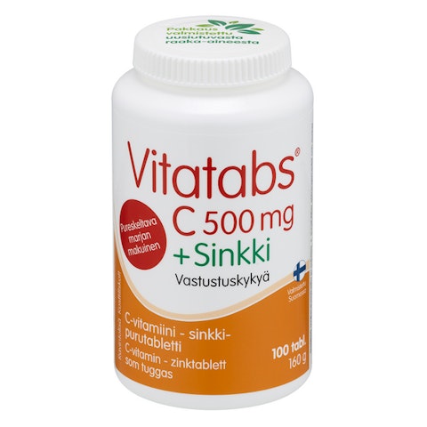 Vitatabs C 500 mg + Sinkki 100 tabl. 160g