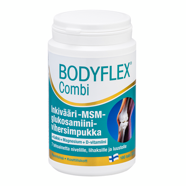 Bodyflex Combi Inkivääri-MSM-glukosamiini 180 tabl 234g