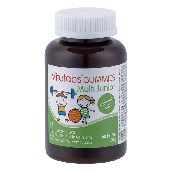 Vitatabs Gummies Multi Junior Pureskeltava monivitamiinivalmiste 60kpl 180g