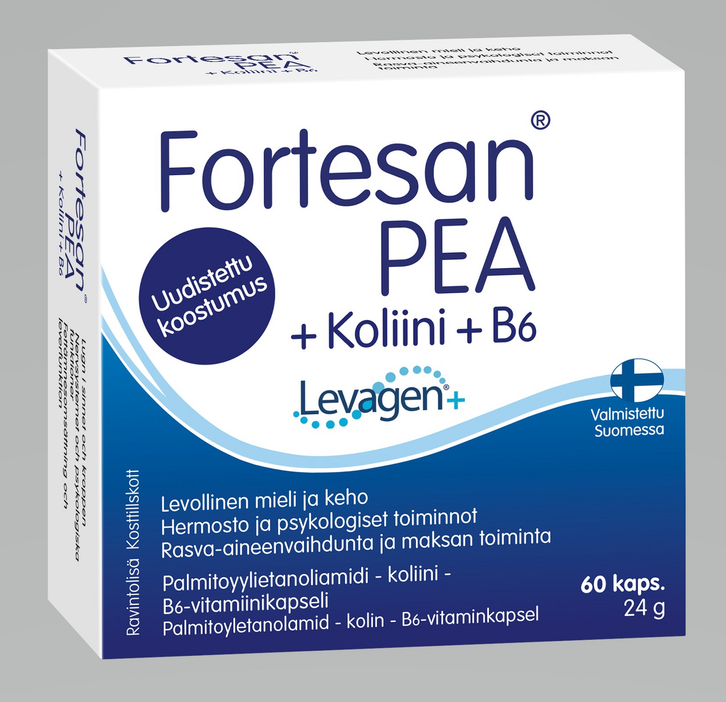 Fortesan PEA + Koliini + B6 Palmitoyylietanoliamidi - koliini - B6 ...