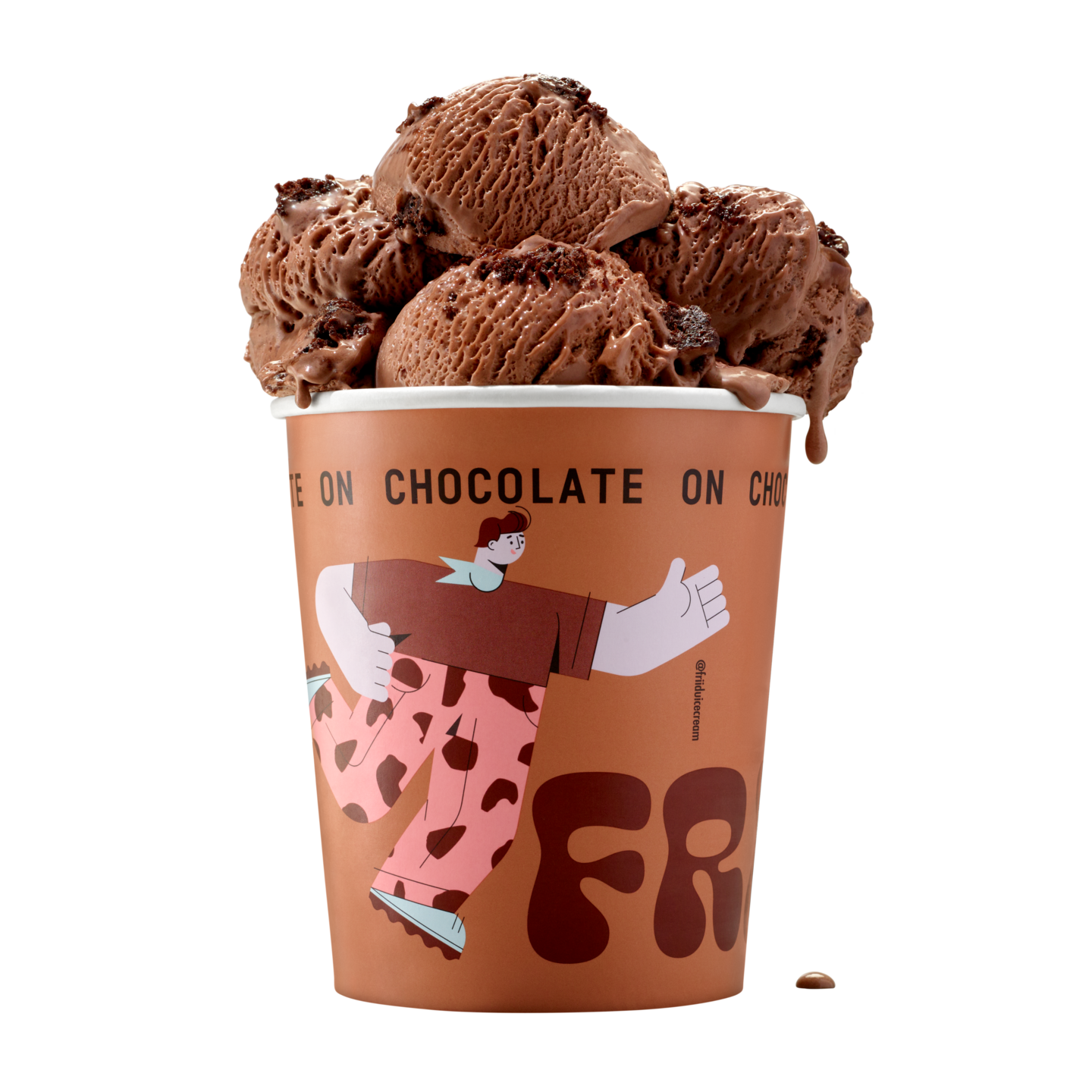 Friidu jäätelö Chocolate on Chocolate 470ml/320g