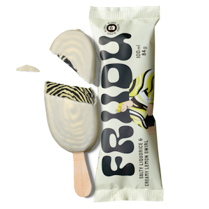 Friidu jäätelöpuikko Salty Liquorice Lemon Swirl 100ml/85g