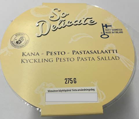 So Delicate kana-pesto-pastasalaatti 275g