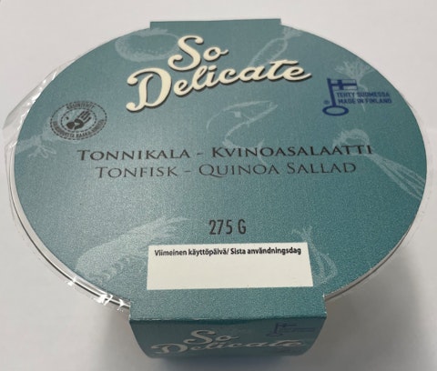 So Delicate tonnikala-kvinoasalaat 275g