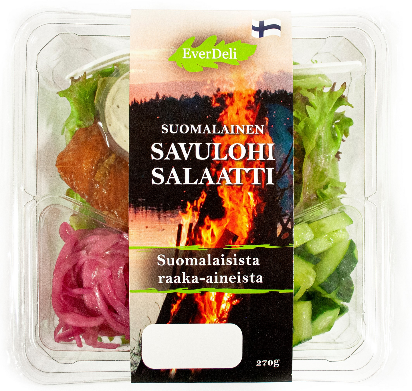 EverDeli savulohisalaatti 270g KRuoka Verkkokauppa