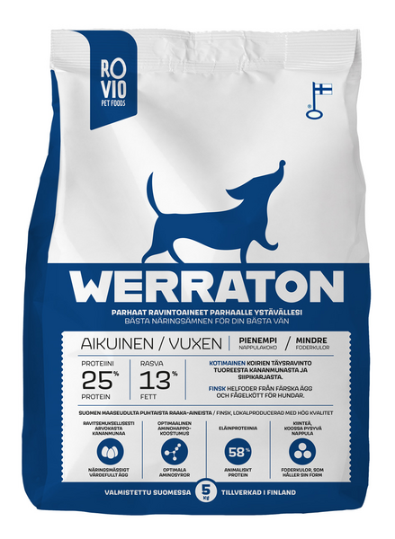 Rovio Pet Foods Werraton 5kg aikuinen