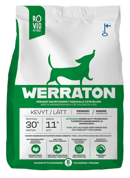 Rovio Pet Food Werraton koiranr 5 kg kevyt