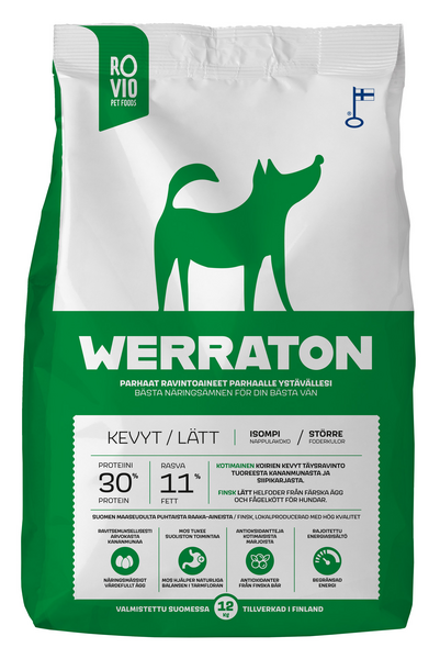 Rovio Pet Foods Werraton 12kg kevyt