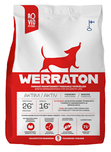 Rovio Pet Foods Werraton koiranruoka 5kg aktiivinen