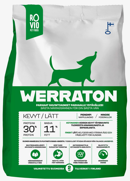 Rovio Pet Foods Werraton 2kg kevyt