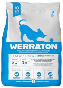 Rovio Pet Foods Werraton Juniori koiranruoka 4 kg