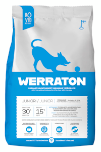 Rovio Pet Foods Werraton Juniori koiranruoka 9 kg